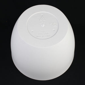 5-Piece White Plastic Planter Pot Set – Modern Round Design
